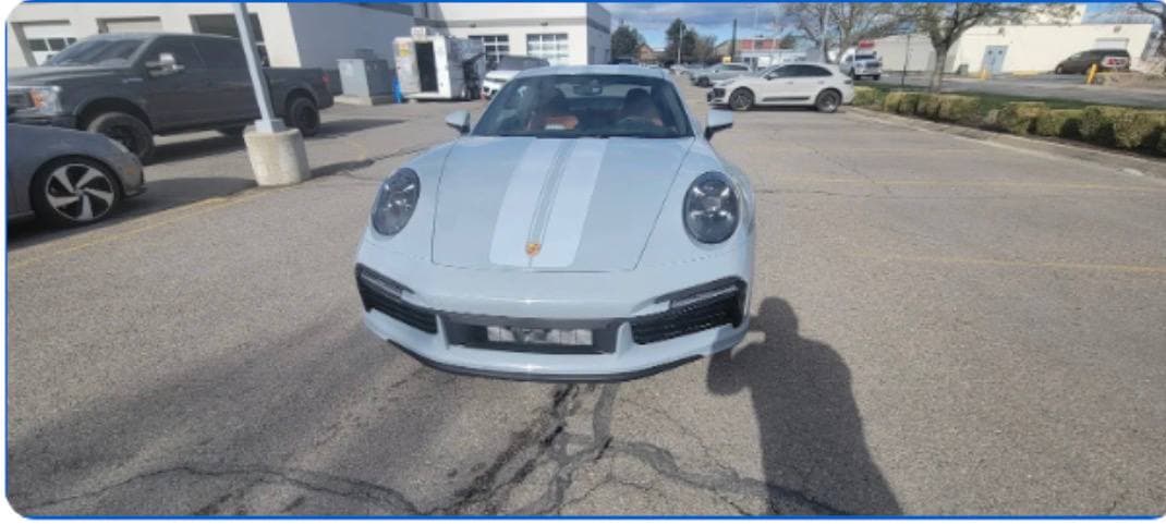 Customer Porsche 911 at Windshield Doctor
